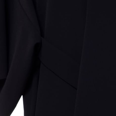 メゾン マルジェラ Maison Margiela フロントパネルドレスワンピース ジャージー ブラック