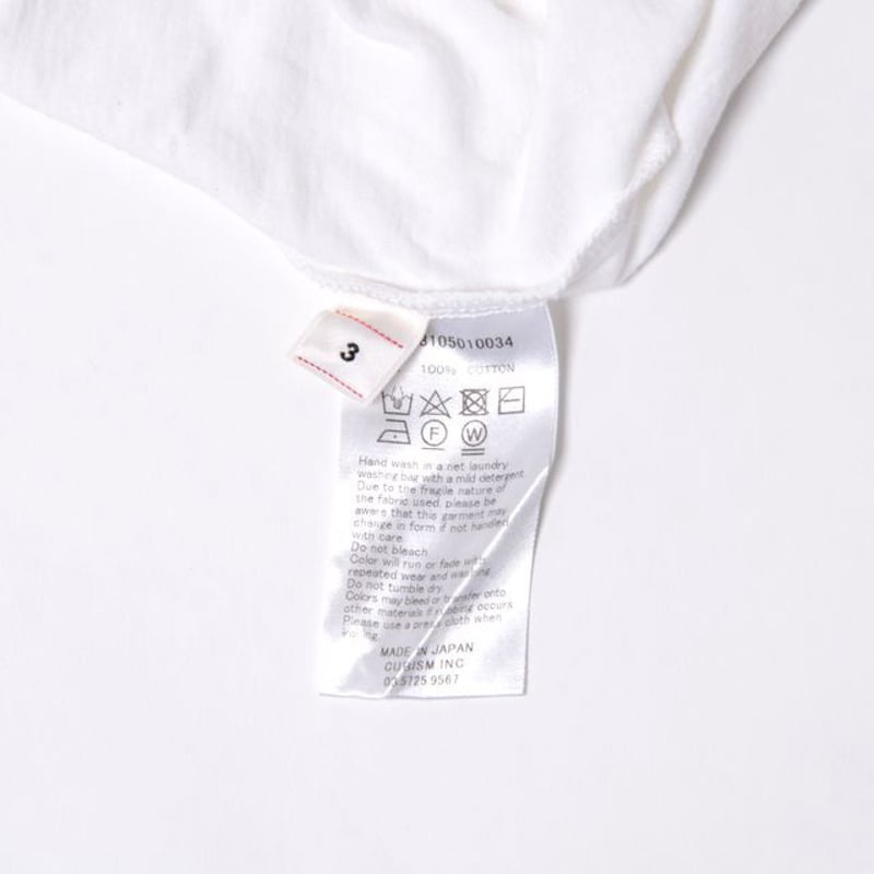 ビズビム visvim Tシャツ コットンジャージー ホワイト | YOKOAUNTY