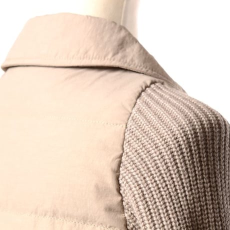 ブルネロクチネリ Brunello Cucinelli 袖ニットダウンジャケット ダウンなど ベージュ