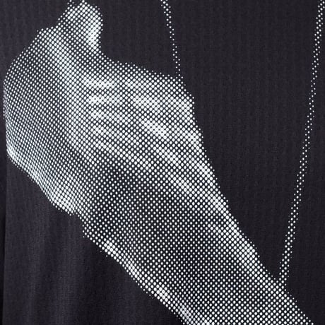 エムエムシックス メゾンマルジェラ MM6 MAISON MARGIELA スニーカープリントロンT ナイロン ブラック