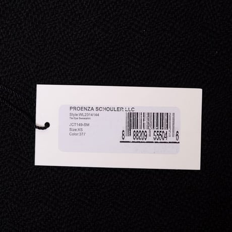 プロエンザスクーラー Proenza Schouler スウェットトレーナー コットン グリーンタイダイ