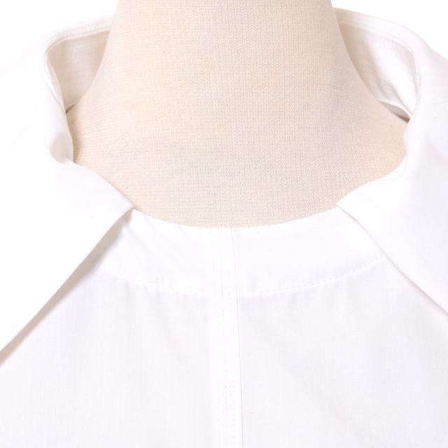 美品☆ Chika Kisada つけ襟付き袖シャーリングブラウス