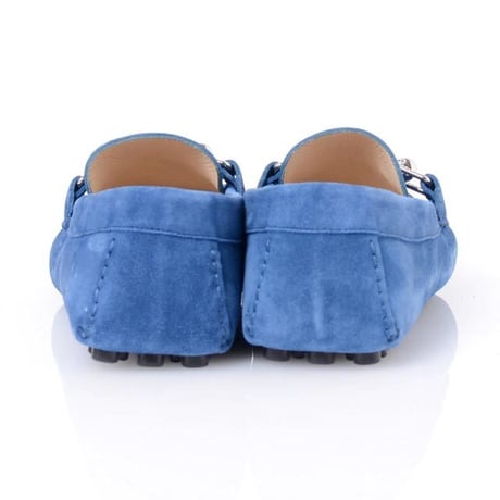 アレキサンダーマックイーン Alexander McQueen ドライビングシューズ スエード ブルー