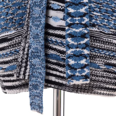 ミッソーニ Missoni ローブカーディガン ウールミックス ブラックベース