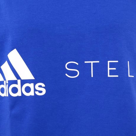 ステラマッカートニー stella mccartney ロゴTシャツ オーガニックコットンとリサイクル素材 ブルー