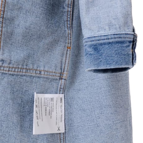 エムエムシックス メゾンマルジェラ MM6 MAISON MARGIELA インサイドアウトコート コットン デニム