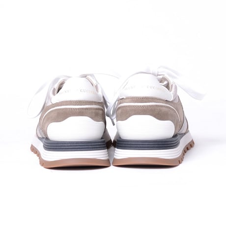 ブルネロクチネリ Brunello Cucinelli ビジュー付きスニーカー バックスキンなど トープ
