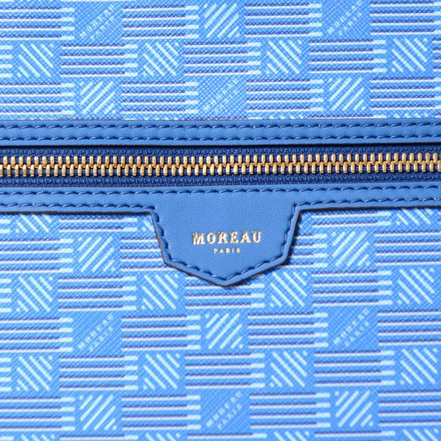 Moreau Paris モローパリ ビジネスバッグ ブルー モローパリ Moreau Parisモナコトートバッグミディアム ポリウレタン