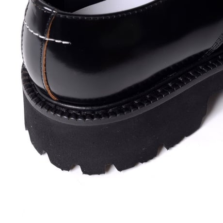 エムエムシックス メゾンマルジェラ MM6 MAISON MARGIELA レザーシューズ 牛革 ブラック