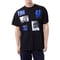 RAF SIMONS ラフシモンズ 6ピクチャーズプリントビッグフィットTシャツ コットン ブラック