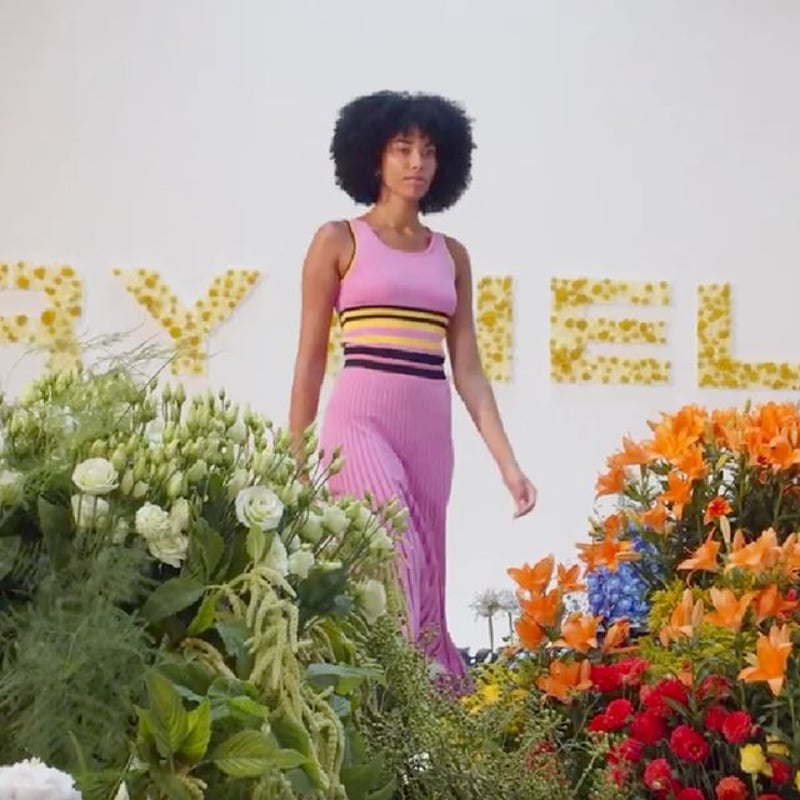 ソニアリキエル SONIA RYKIEL フレアーニットスカート リブ ソニアリキエル SONIA RYKIEL フレアーニットスカート リブ