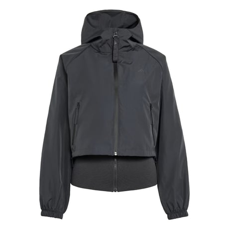 ステラマッカートニー stella mccartney アディダス adidas フード付きトラックジャケット ポリエステル ブラック 正規取扱