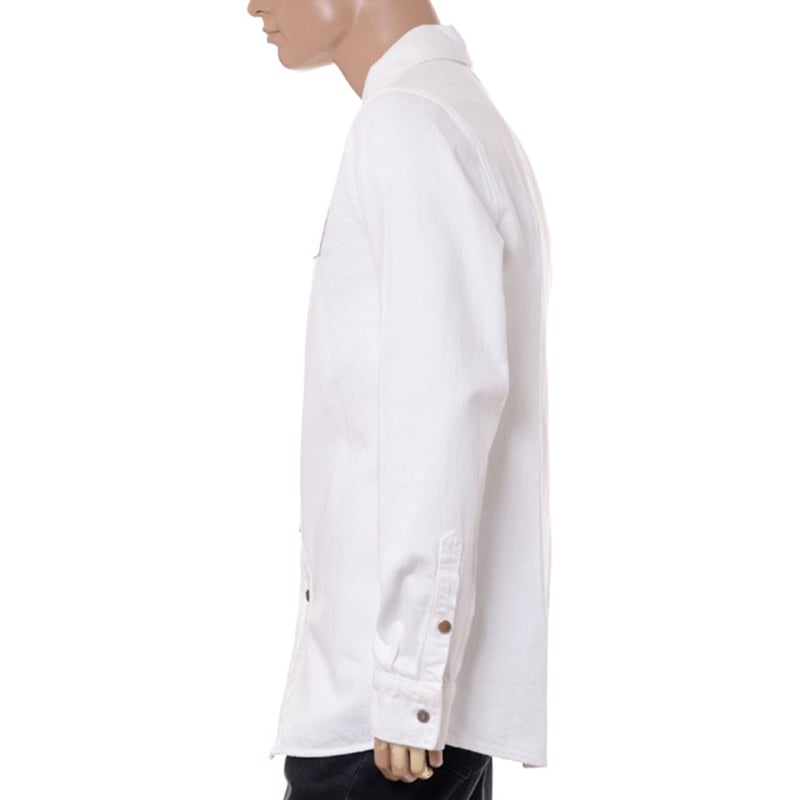 ラフシモンズ RAF SIMONS スリムフィットデニムシャツ コットン