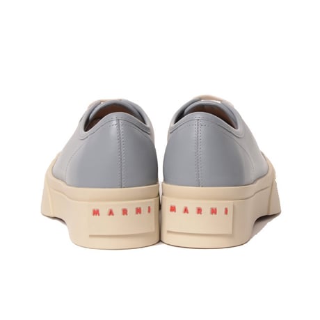 マルニ Marni PABLOレースアップスニーカー 牛革 グレー