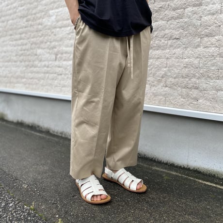 JAKE BELFORT RELAX FIT PANTS [BEIGE]