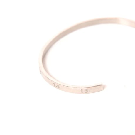メゾン マルジェラ Maison Margiela ナンバリングカフブレスレット シルバー シルバー