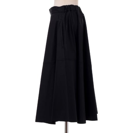 エムエムシックス メゾンマルジェラ MM6 MAISON MARGIELA Aラインスカート コットン ブラック