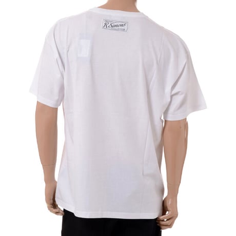 ラフシモンズ RAF SIMONS アタラクシア・ビッグフィットTシャツ コットン ホワイト