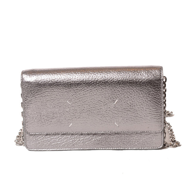 メゾン マルジェラ Maison Margiela チェーンウォレット メタリック
