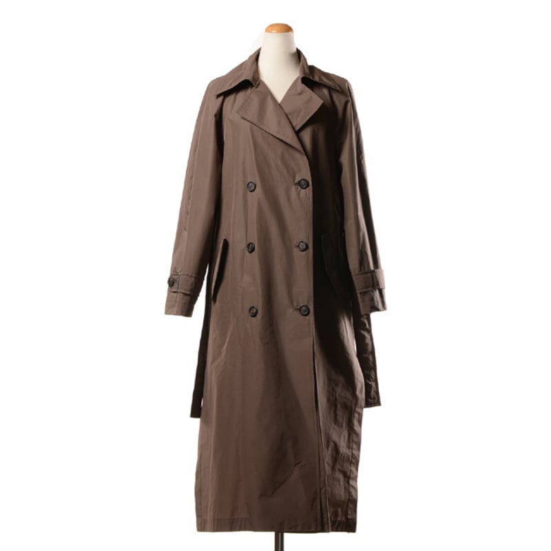 ブルネロクチネリ Brunello Cucinelli ロング丈トレンチコート シルク