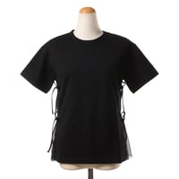 レキサミ rekisami サイドメッシュTシャツ コットンなど ブラック 正規取扱