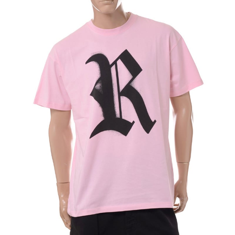 ラフシモンズ RAF SIMONS Big fit T-shirts with R print