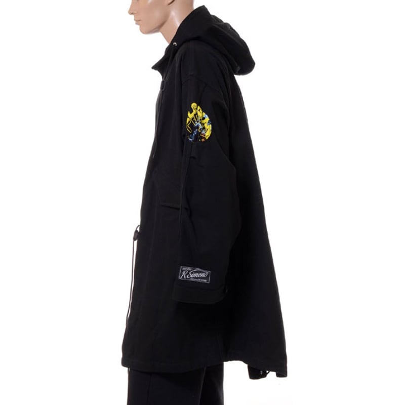ラフシモンズ RAF SIMONS オーバーサイズドプリンテッドパーカー  