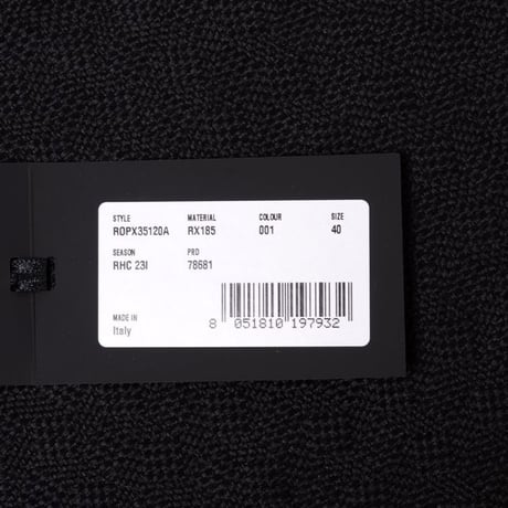 ロシャス ROCHAS ボリュームスカート ツイード ブラック