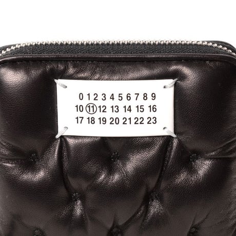 メゾン マルジェラ Maison Margiela グラムスラムエンブロイダーウォレット 羊革 ブラック