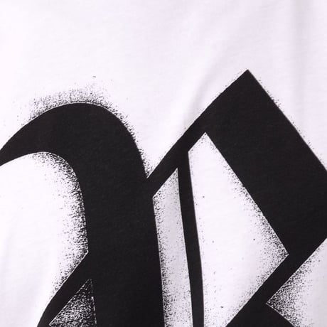 ラフシモンズ RAF SIMONS Big fit T-shirts with R print on front コットン ホワイト