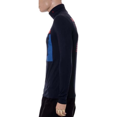 ラフシモンズ RAF SIMONS Sous pull Transonizer モダールエラスタン ダークネイビー