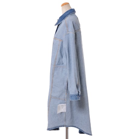 エムエムシックス メゾンマルジェラ MM6 MAISON MARGIELA インサイドアウトコート コットン デニム