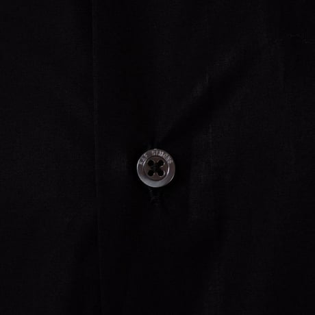 ラフシモンズ RAF SIMONS Classic shirt with net insert シャツ コットン ブラック