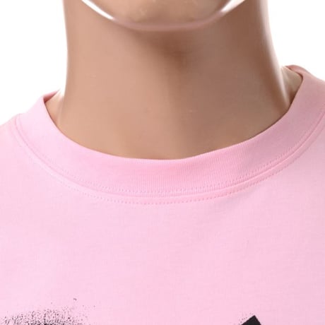 ラフシモンズ RAF SIMONS Big fit T-shirts with R print on front コットン ライトピンク
