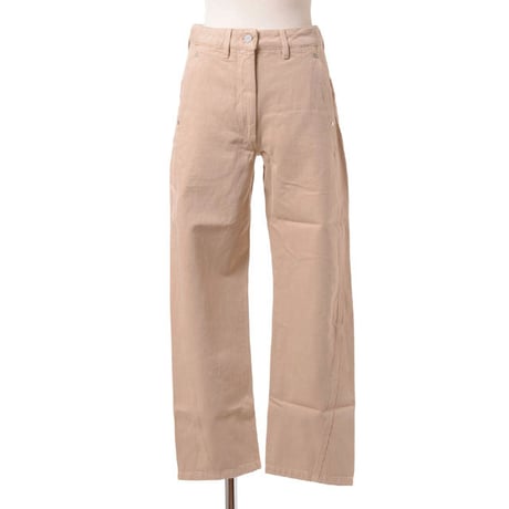 ルメール LEMAIRE ツイストジーンズ コットン ベージュ