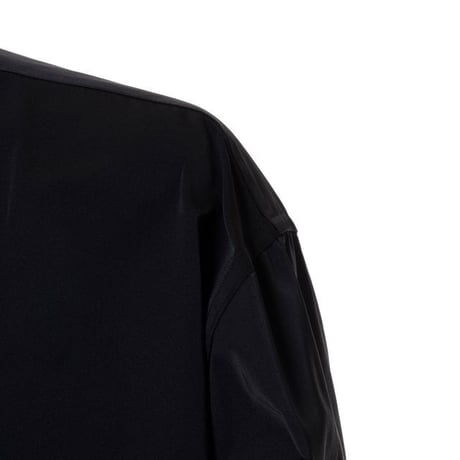 エムエムシックス メゾンマルジェラ MM6 MAISON MARGIELA オーバーシャツ タフタ ブラック