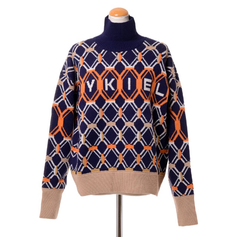 ソニアリキエル SONIA RYKIEL ハイネックロゴセーター ウール ソニアリキエル SONIA RYKIEL ハイネックロゴセーター ウール