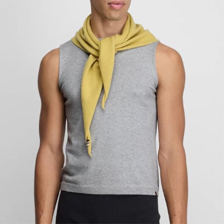 エクストリームカシミヤ extreme cashmere x n°421 player タンクトップ コットンカシミヤ グレー 正規取扱