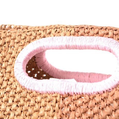 マルニ Marni Seasideショルダーベルト付きクラッチバッグ ラフィア ブラウンピンクなど 正規取扱