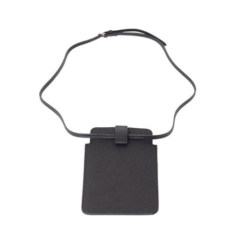 メゾン マルジェラ Maison Margiela スマホフォルダー グレインカーフレザー ブラック