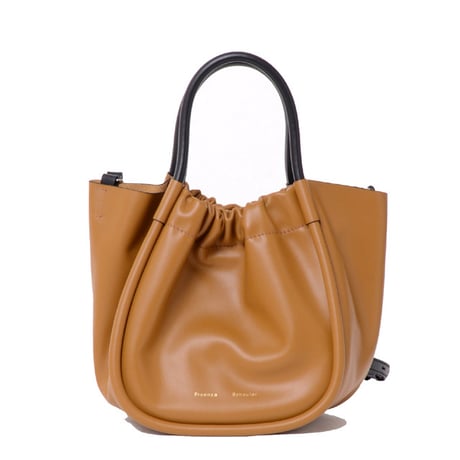 プロエンザスクーラー Proenza Schouler スモールシャーリングクロスボディトート スムースカーフレザー トープ