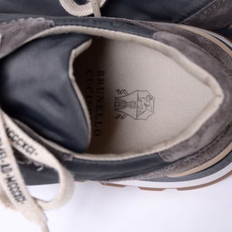 ブルネロクチネリ Brunello Cucinelli スニーカー バックスキンなど ダークグレー