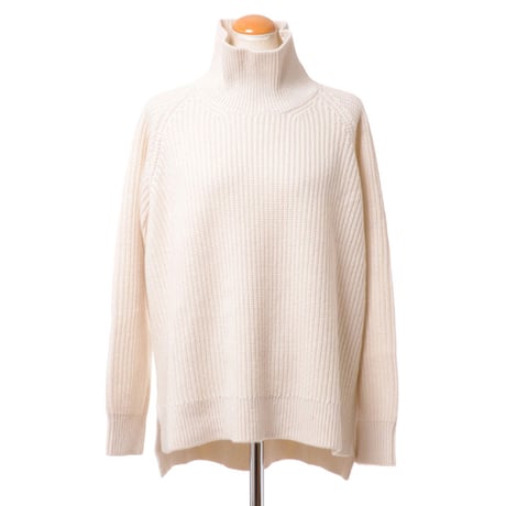 ロゼッタゲッティ ROSETTA GETTY ローゲージタートルネックセーター カシミア アイボリー