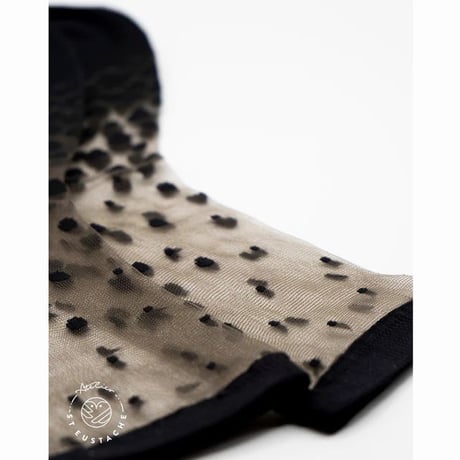 アトリエサンウスタッシュ Atelier ST EUSTACHE 中目黒ソックス ナイロン ブラック