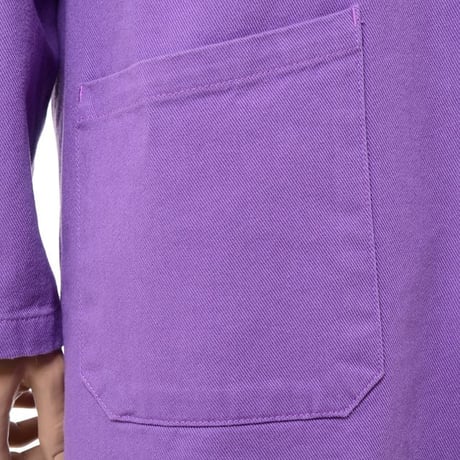 RAF SIMONS ラフシモンズ デニムラボコート コットン パープル