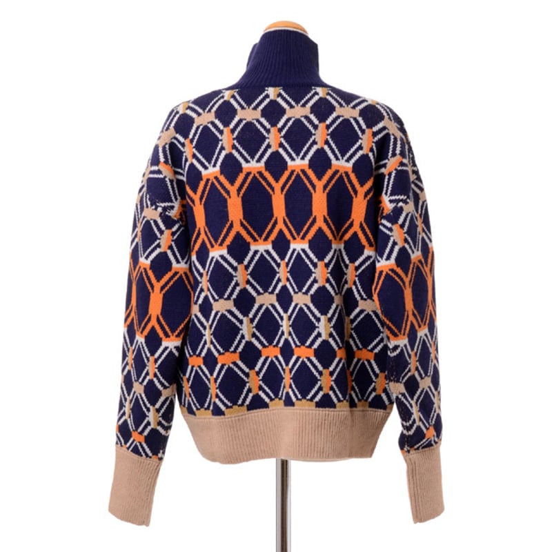 ソニアリキエル SONIA RYKIEL ハイネックロゴセーター ウール