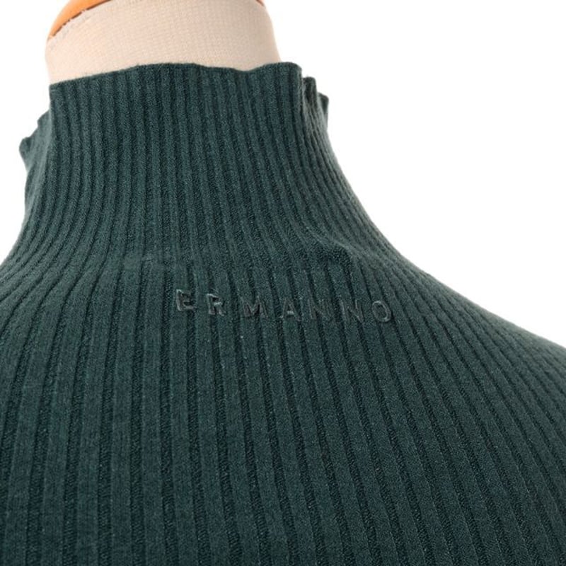 ERMANNO SCERVINO ニット・ワンピース エルマノシェルビーノ ermanno scervino 長袖リブロングニット