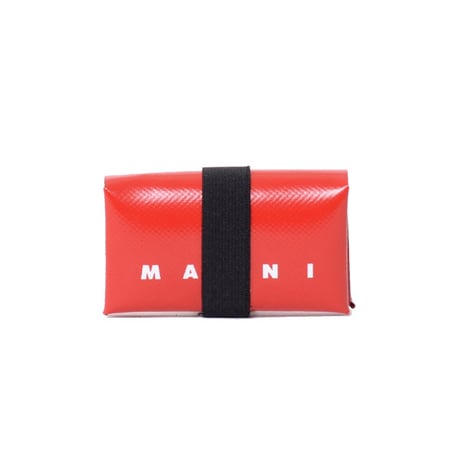 マルニ Marni コインケース名刺入れ PVC レッド