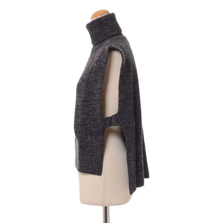 イザベルマラン ISABEL MARANT ハイネックニットベスト ウール グレーミックス
