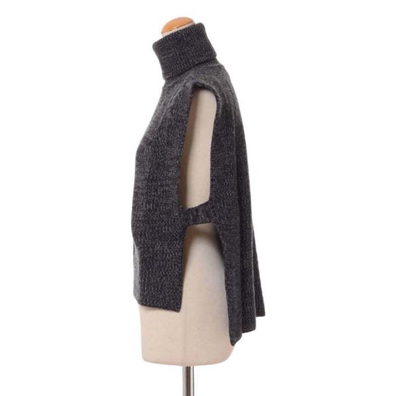 イザベルマラン ISABEL MARANT ハイネックニットベスト ウール グレー
